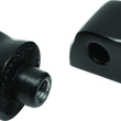 Load image into Gallery viewer, Kuryakyn Splined Passenger Peg Adapter Black - Main Product View