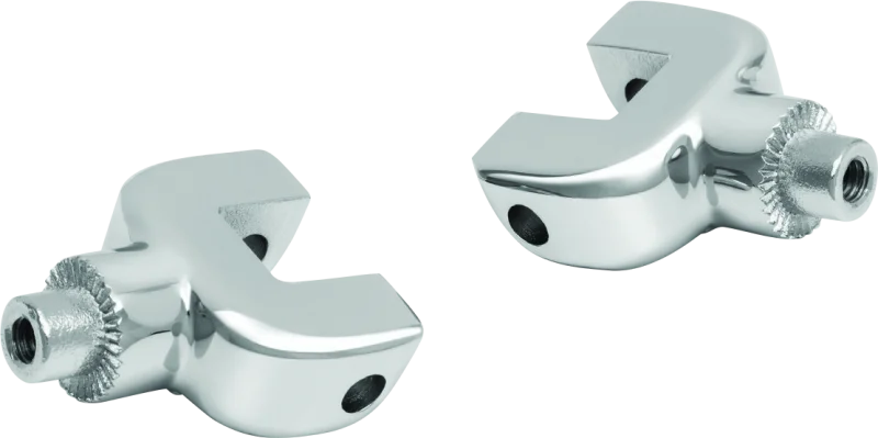 Kuryakyn Splined Passenger Peg Adapter Indian Chrome - Main Product View