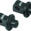 Load image into Gallery viewer, Kuryakyn Splined Peg Adapter Harley-Davidson Male Mount Black - Main Product View