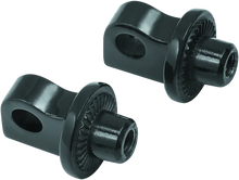 Load image into Gallery viewer, Kuryakyn Splined Peg Adapter Harley-Davidson Male Mount Black - Main Product View