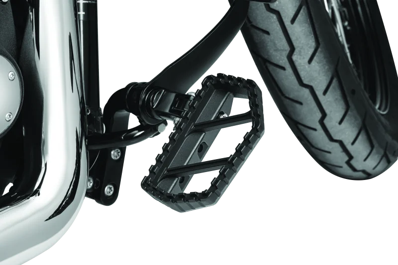 Kuryakyn Splined Peg Adapter Harley-Davidson Male Mount Black - Side View