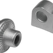 Load image into Gallery viewer, Kuryakyn Splined Peg Adapter Silver - Side View