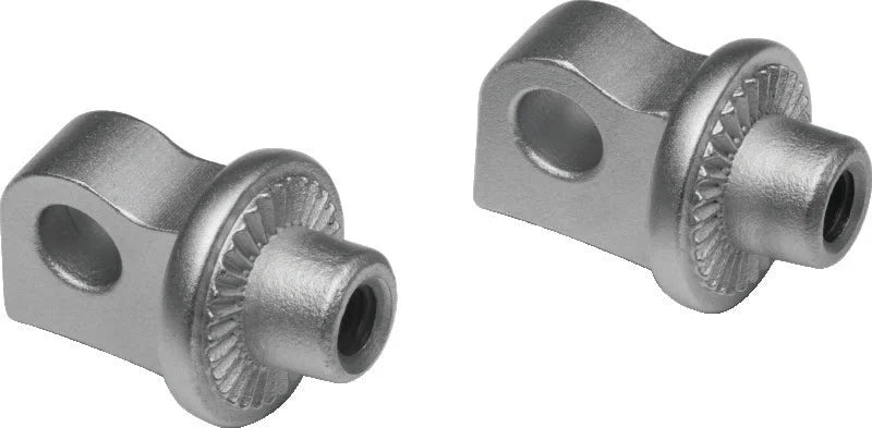 Kuryakyn Splined Peg Adapter Silver - Side View