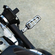Load image into Gallery viewer, Kuryakyn Splined Peg Adapter Silver - Back View