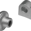 Load image into Gallery viewer, Kuryakyn Splined Peg Adapter Silver - Side View