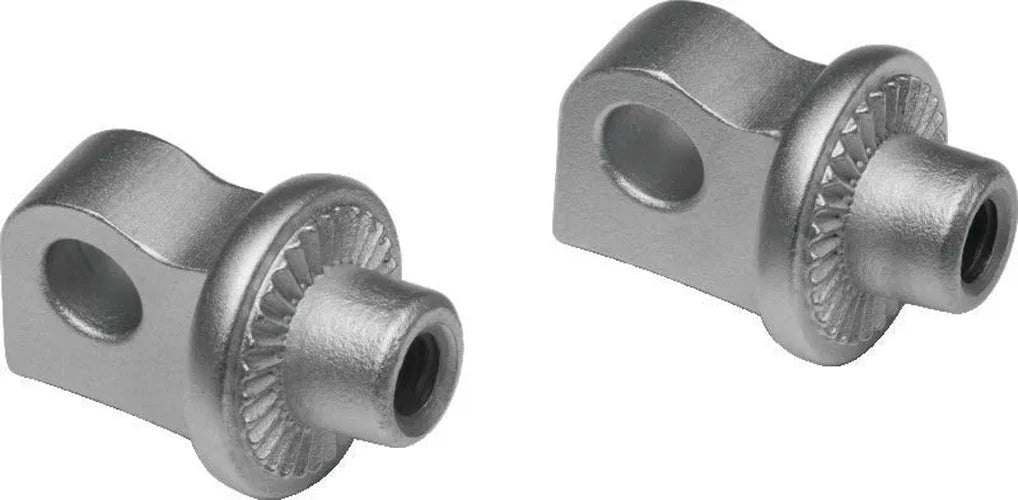 Kuryakyn Splined Peg Adapter Silver - Side View