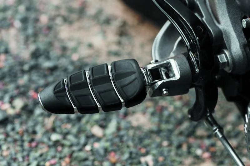 Kuryakyn Splined Peg Adapters Front Indian Scout Chrome - Side View