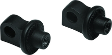 Load image into Gallery viewer, Kuryakyn Splined Peg Adaptors Satin Black - Side View