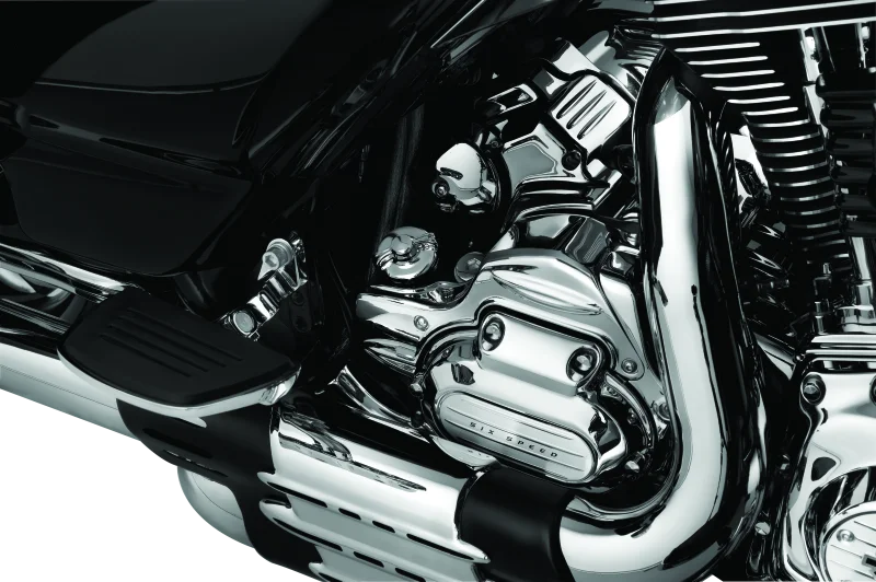 Kuryakyn Starter Cover 07-16 Touring Chrome - Side View