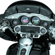Load image into Gallery viewer, Kuryakyn Stereo Accent 96-13 FL Touring Models Chrome - Side View