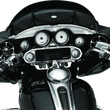 Load image into Gallery viewer, Kuryakyn Stereo Accent 96-13 FL Touring Models Chrome - Additional View 5