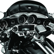 Load image into Gallery viewer, Kuryakyn Stereo Accent 96-13 FL Touring Models Chrome - Additional View 6