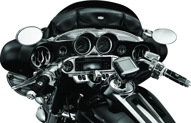 Kuryakyn Stereo Accent 96-13 FL Touring Models Chrome - Additional View 6