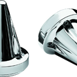 Load image into Gallery viewer, Kuryakyn Stiletto End Caps Chrome - Main Product View