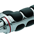 Load image into Gallery viewer, Kuryakyn Stiletto End Caps Chrome - Side View