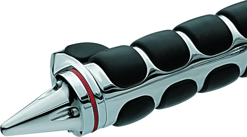 Kuryakyn Stiletto End Caps Chrome - Side View