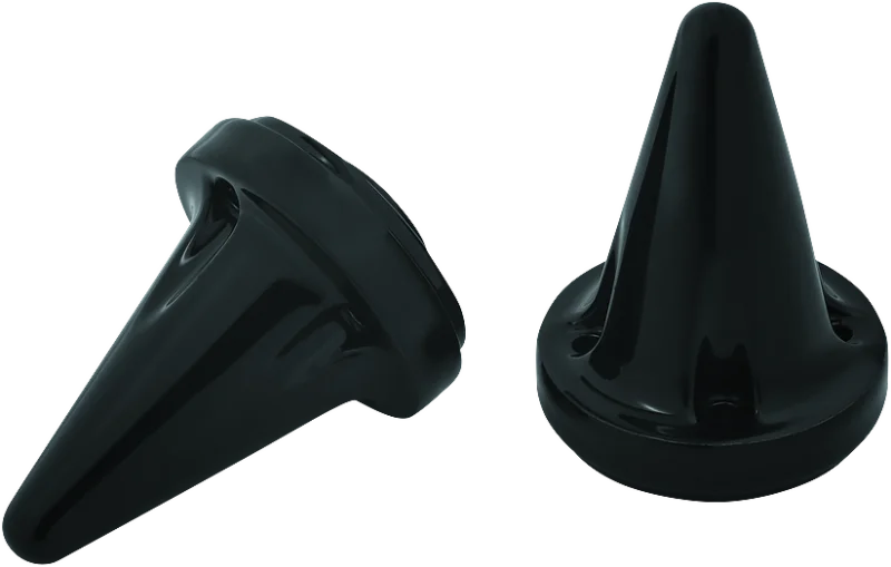 Kuryakyn Stiletto End Caps Grips Black - Main Product View
