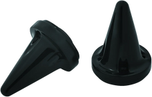 Load image into Gallery viewer, Kuryakyn Stiletto End Caps Grips Black - Main Product View