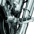 Load image into Gallery viewer, Kuryakyn Stiletto Pegs With Male Mount Chrome - Side View