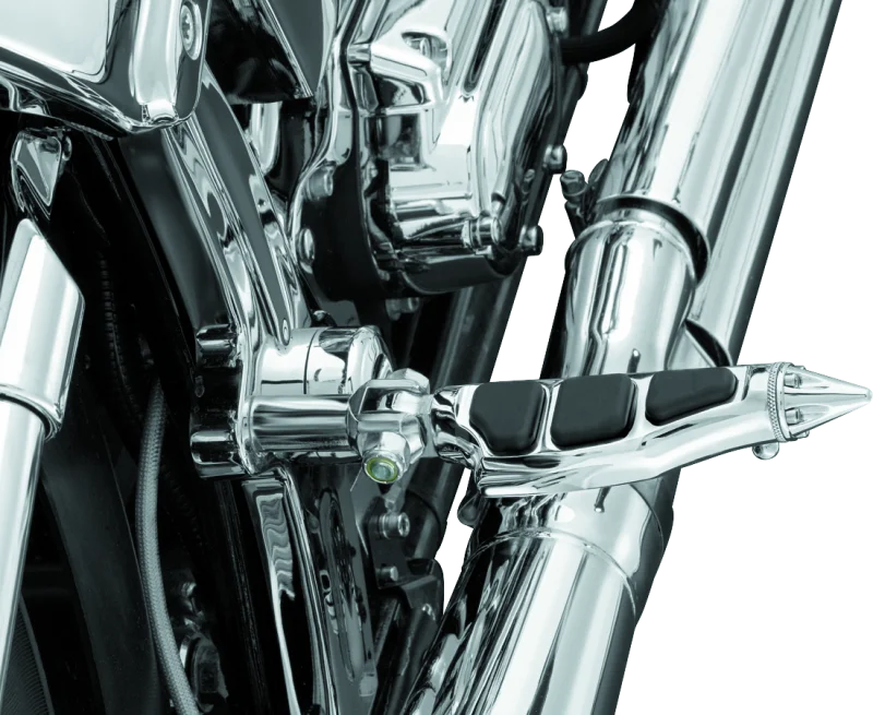 Kuryakyn Stiletto Pegs With Male Mount Chrome - Side View