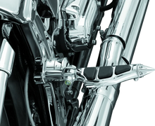 Load image into Gallery viewer, Kuryakyn Stiletto Pegs With Male Mount Chrome - Side View