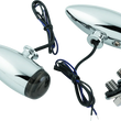 Load image into Gallery viewer, Kuryakyn Super Bright LED Mini Bullet Lights Amber Chrome