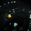 Load image into Gallery viewer, Kuryakyn Super Bright LED Mini Bullet Lights Amber Gloss Black - Side View