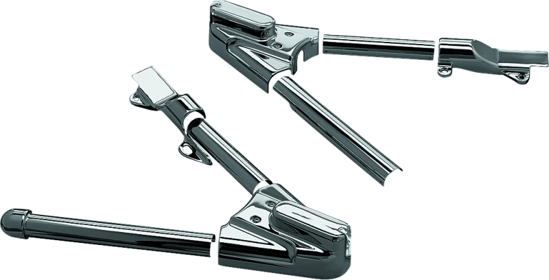Kuryakyn Swingarm Cover Kit - Unlighted 00-07 Softail Models Chrome - Main Product View
