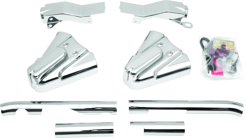 Kuryakyn Swingarm Cover Kit - Unlighted 86-99 Softail Models Chrome