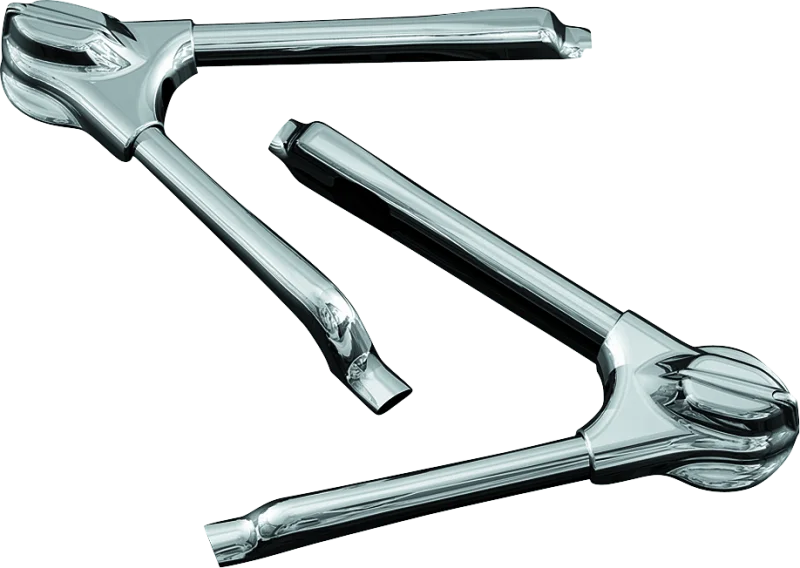 Kuryakyn Swingarm Tube Covers 08-17 Softail Models Chrome