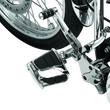 Load image into Gallery viewer, Kuryakyn Swingwing Peg With Male Mount Adapter Chrome - Side View