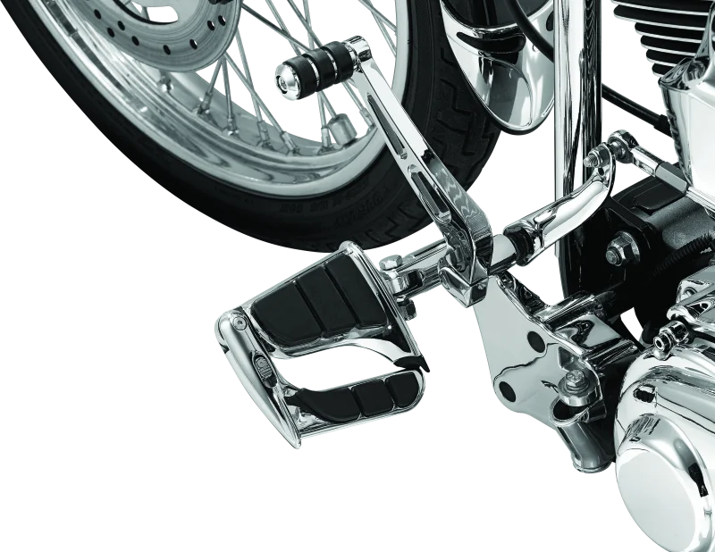 Kuryakyn Swingwing Peg With Male Mount Adapter Chrome - Side View
