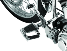 Load image into Gallery viewer, Kuryakyn Swingwing Peg With Male Mount Adapter Chrome - Side View