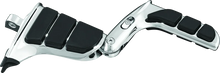 Load image into Gallery viewer, Kuryakyn Swingwing Peg With Male Mount Adapter Chrome - Installation View