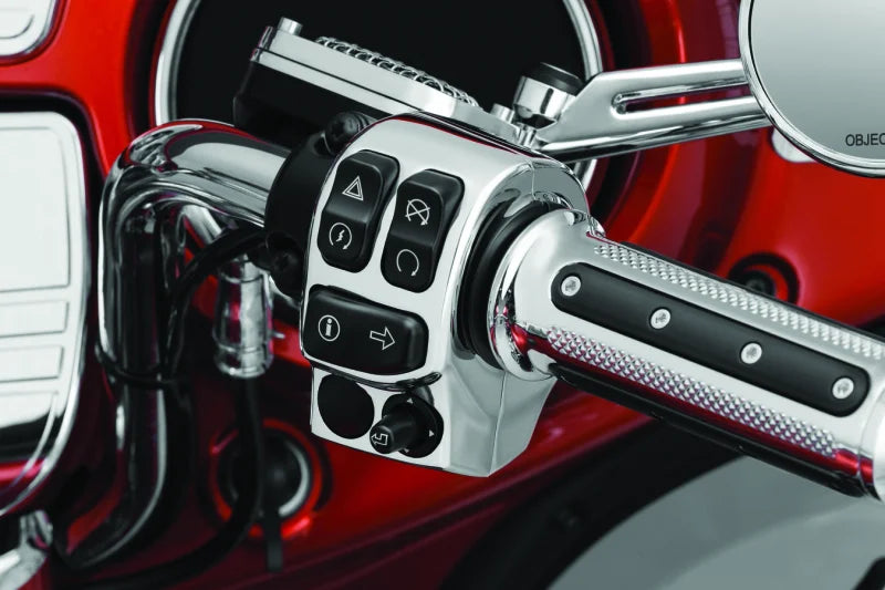 Kuryakyn Switch Housings Chrome - Side View