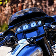 Load image into Gallery viewer, Kuryakyn Switch Panel Acccent 14-Up Touring Models Gloss Black - Side View