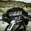Load image into Gallery viewer, Kuryakyn Switch Panel Accent 14-Up Touring Models Chrome - Back View