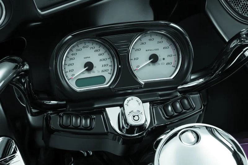 Kuryakyn Switch Panel Accent Black - Side View