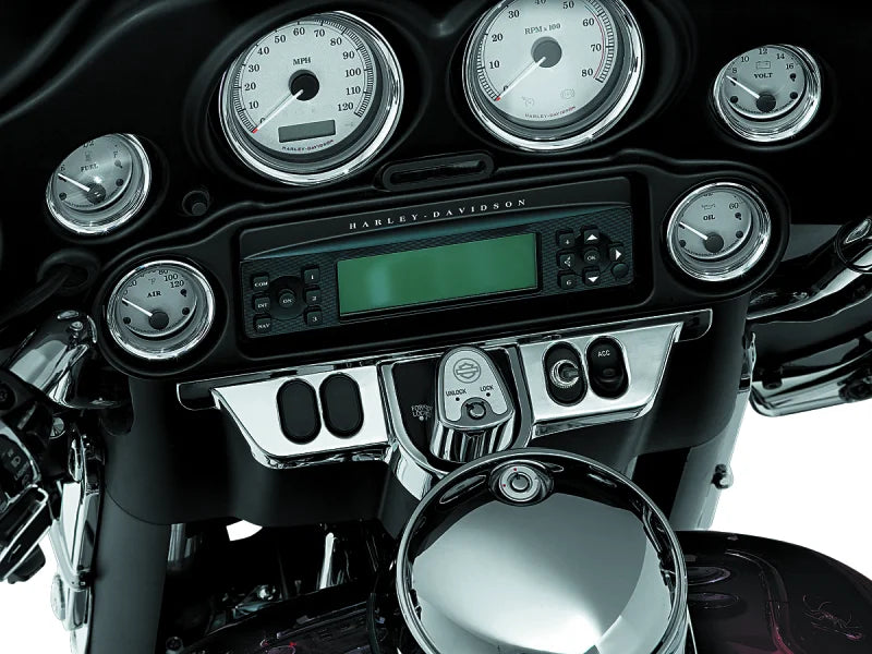 Kuryakyn Switch Panel Accent Chrome - Side View