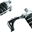 Load image into Gallery viewer, Kuryakyn Switchblade Pegs With Male Mount Adapter Chrome - Main Product View