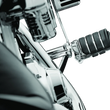 Load image into Gallery viewer, Kuryakyn Switchblade Pegs With Male Mount Adapter Chrome - Back View