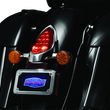 Load image into Gallery viewer, Kuryakyn Tail Light Top Trim Indian Models Chrome - Side View