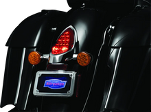 Load image into Gallery viewer, Kuryakyn Tail Light Top Trim Indian Models Chrome - Side View