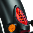 Load image into Gallery viewer, Kuryakyn Tail Light Top Trim Satin Black - Side View