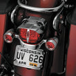 Load image into Gallery viewer, Kuryakyn Taillight Visor Without Slots Chrome - Side View