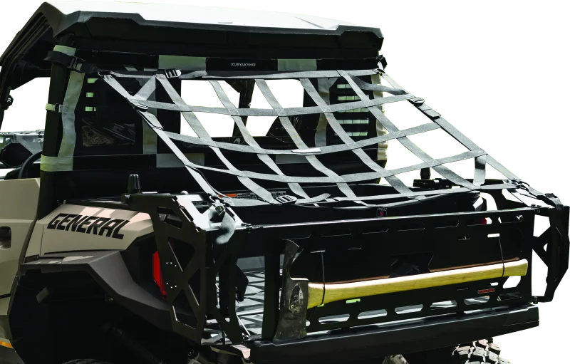 Kuryakyn Takrak Cargo Net For SXS Black - Side View