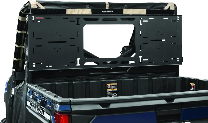 Kuryakyn Takrak Headache Rack Polaris Ranger Black - Side View