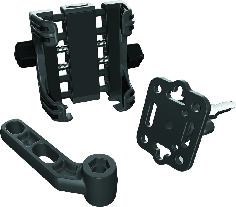Kuryakyn Tech Connect Standard Cradle For Perch Mount Black - Main Product View