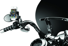 Load image into Gallery viewer, Kuryakyn Tech Connect Standard Cradle For Perch Mount Black - Back View