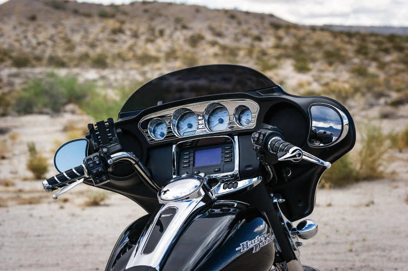 Kuryakyn Tech Connect Standard Device Holder 1-5/8in to 3-5/8in Wide Black - Installation View